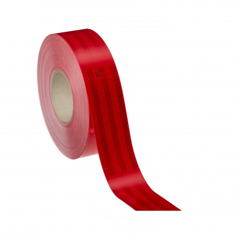 Cinta 3M Reflectiva Conspicuity Para Vehículos Blanca-Roja 45.7m x 5cm