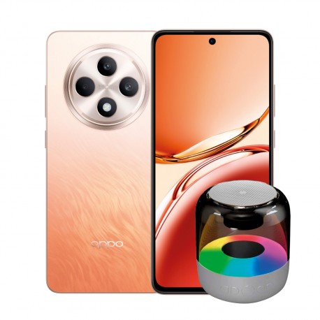 Celular OPPO Reno 12F 256GB 5G Naranja Obsequio Parlante