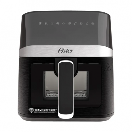Freidora De Aire Oster Digital Diamond Force Negra 4 Litros
