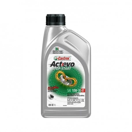 Aceite Castrol Actevo Stop Star 4T 10W-30 X 1 Litro