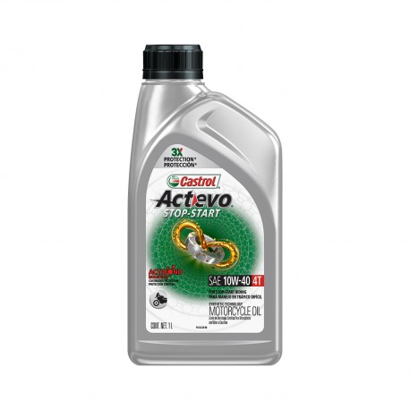Aceite Castrol Actevo Stop Star 4T 10W40 1 Litro / Caja X 6 Unidades