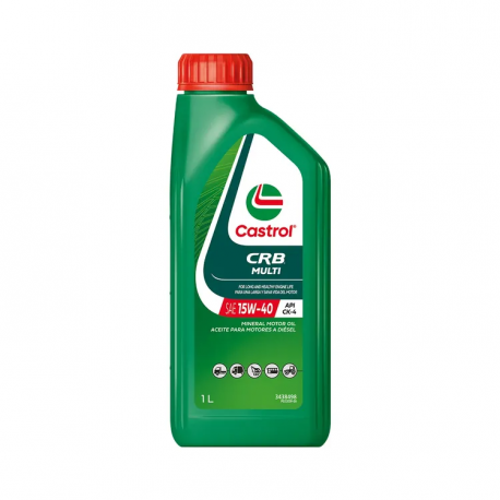 Aceite Castrol CRB Multi 15W40 CK4 1 Litro / Caja por 6 Unidades
