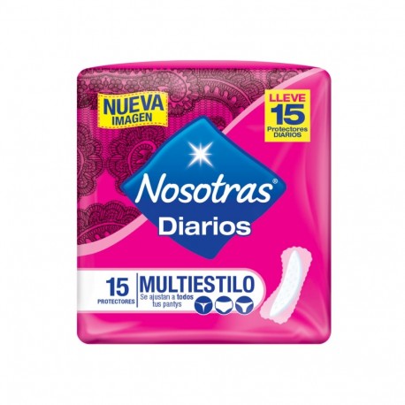 Protectores Diarios Nosotras Multiestilo 24X15
