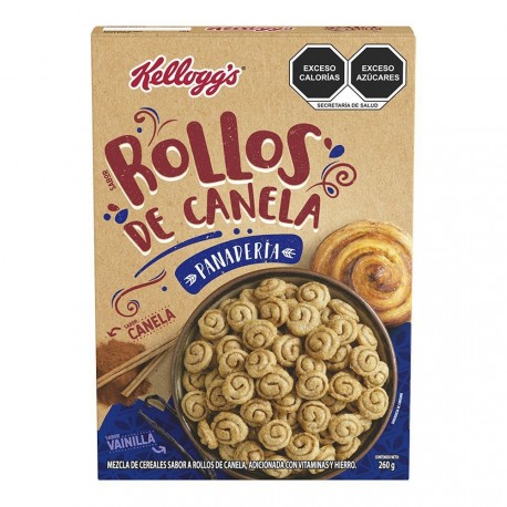 Cereal Kellogg Rollos Canela 260g