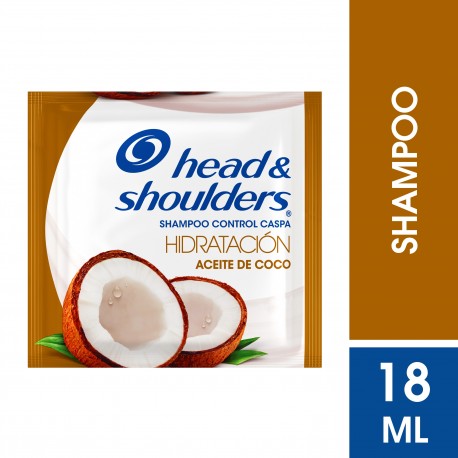Shampoo Head & Shoulders Aceite de Coco 18ml x12 Und