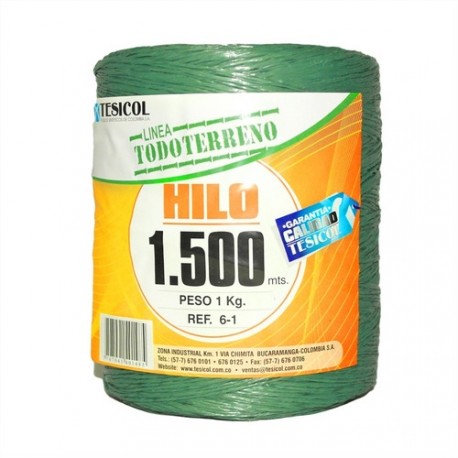 Hilo Tesicol 6-1 x1500mt Todoterreno Paq x6