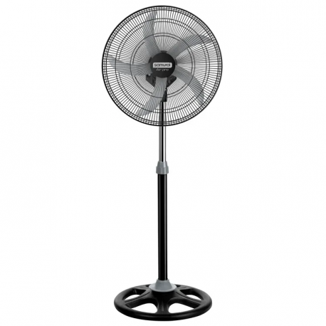 Ventilador Samurai Air Pro Pedestal con Mallas Metálicas de 22" Negro