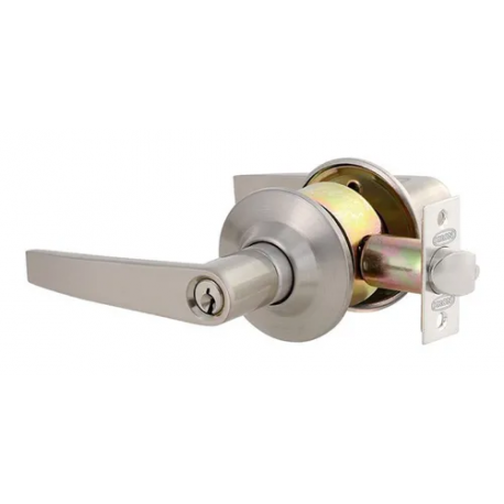 Cerradura Fanal Tubular Para Alcoba Con Manija Metalica acabado Inox Cannes