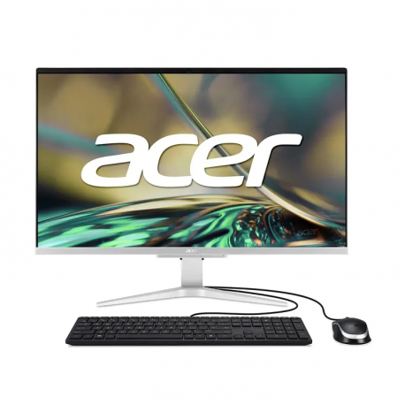Computador todo en uno Acer 23.8" COR585 AMD Ryzen 5 - RAM 8GB - Disco SSD 512GB - Plateado