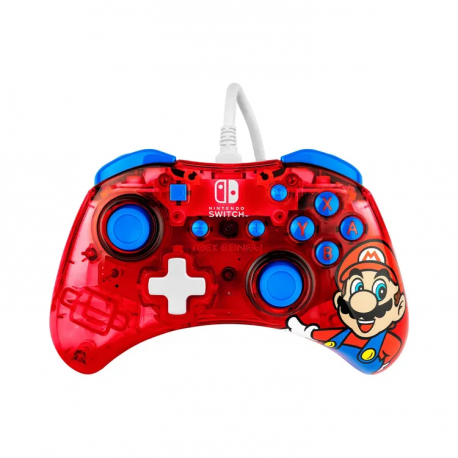 Control PDP Alámbrico para SWITCH Rock Candy Mario Bros Rojo