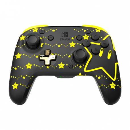 Control PDP Inalámbrico para SWITCH Glow Super Estrella Amarillo|Negro