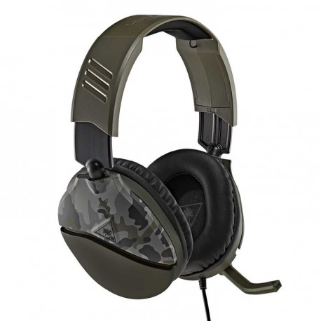 Audífonos de Diadema TURTLE BEACH Alámbricos Over Ear Recon 70P Gaming Camo Verde