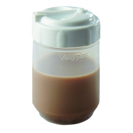 Botellito Vanyplas 1/4 Lt Traslucido Blanco