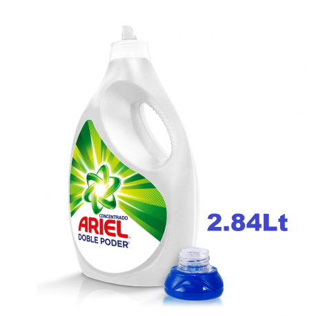 Detergente Liquido Ariel Jabón Concentrado 2.84Lt  