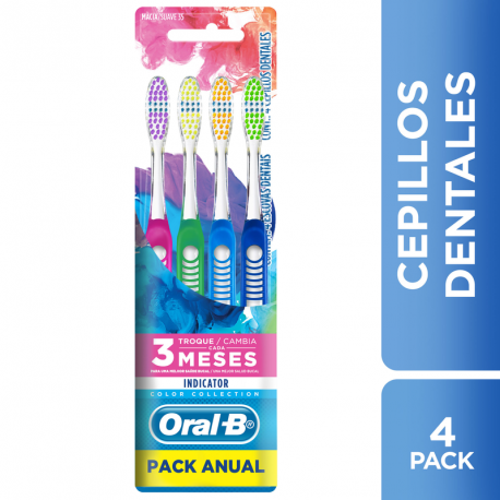 Oral B Indicator Cepillos Dentales 4 Un.