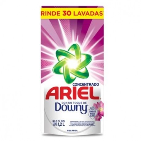 Detergente Líquido Ariel  Jabón Toque Downy 1.2 Lt   