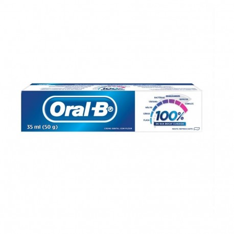 Oral-B 100% De Tu Boca Cuidada Crema Dental Con Flúor 35 ml