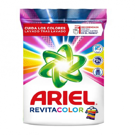 Detergente en polvo Ariel Revitacolor Jabón 125gr