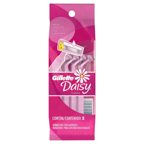Gillette Daisy Máquina de Afeitar Desechable 5Und