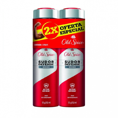 Desodorante Aerosol Old Spice Sec Sec 150mlx2