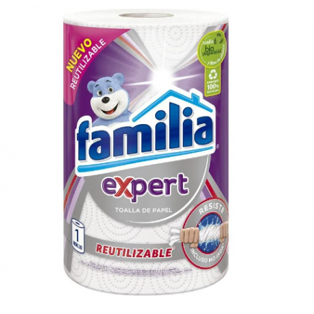 Toalla Reusable Familia Expert X 1 Rollo X 55 Hojas