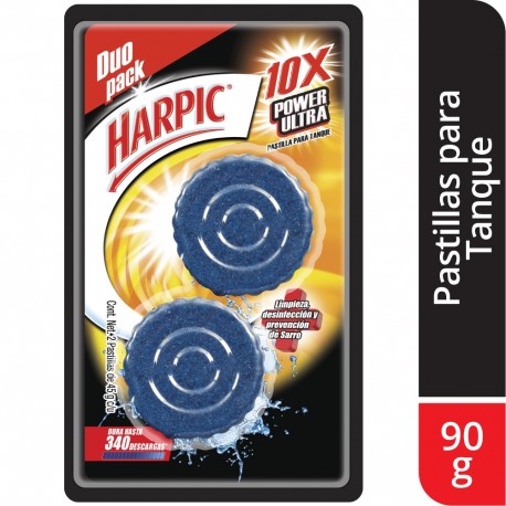 Desinfectante Para Inodoros Harpic Pastillas Azules 2 Und
