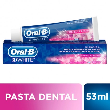 Oral B 3D White Brilliant Fresh Crema Dental 53 ml