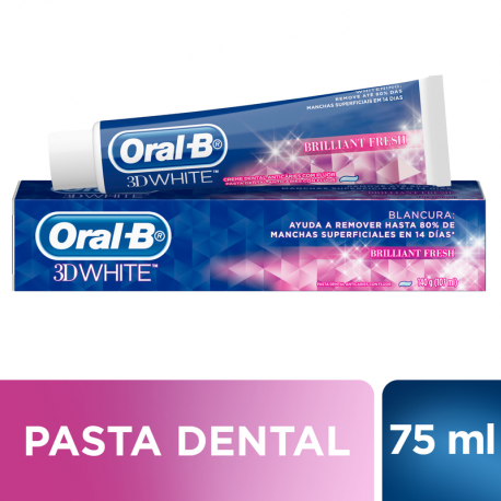 Oral B 3D White Brilliant Fresh Crema Dental 75 ml