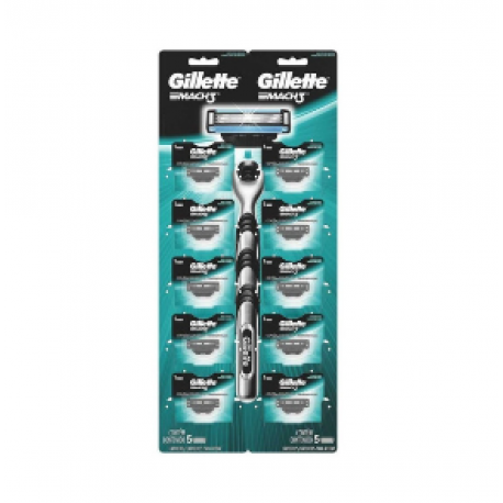 Gillette Repuesto Para Afeitar Mach3 X 10 Unidades