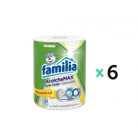 Kit virtual 6Paquetes Toallas de cocina Megax120Hj Dt10% Familia 
