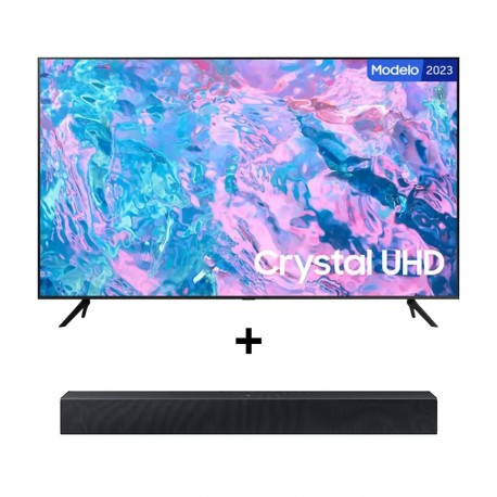 KV Televisor SAMSUNG 55 CU7000 + BAR C400
