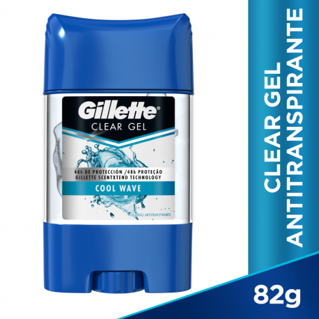 Gillette Clear Gel Cool Wave Antritranspirante 82 g