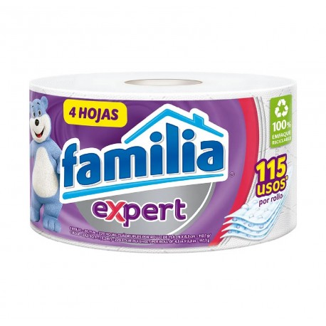 Papel Higiénico Familia Expert 26 Metros X 1 Unidad