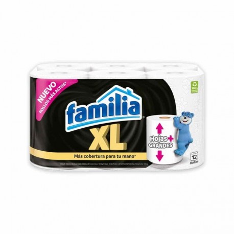 Papel Higiénico Familia XL Rollos Más Altos x 12 Unidades x 28mts