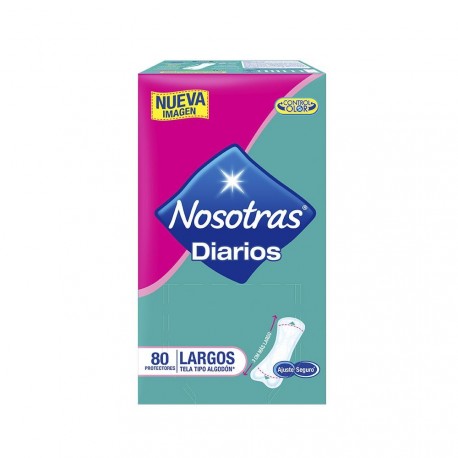 Protectores Nosotras Diarios Largos X 80Und