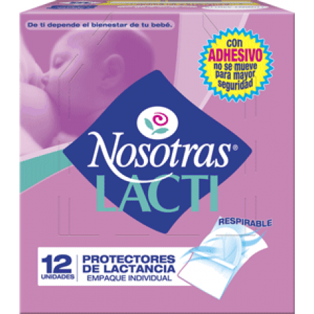 Protector Nosotras Lacti Respirable x12 Adhesivo