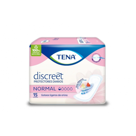 Protector Femenino Tena Discreet Normal x15 Und