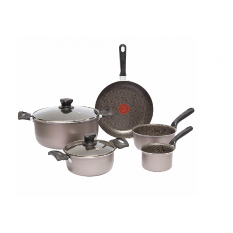 Batería de Cocina 7 Piezas IMUSA Antiadherente con Tapa de Vidrio Talent