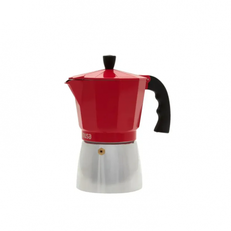 Cafetera Italiana 6 Tazas Imusa Espresso Roja