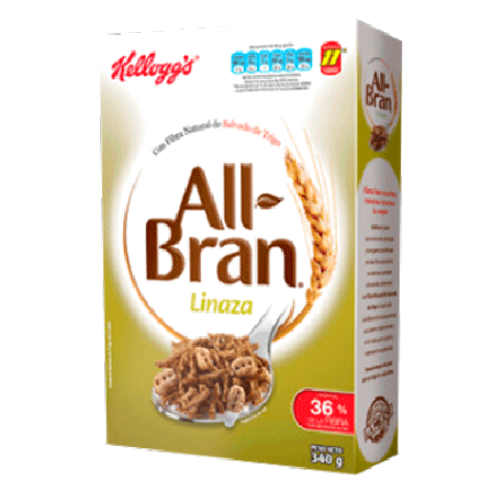 Kelloggs Cereal All Bran Linaza 340g