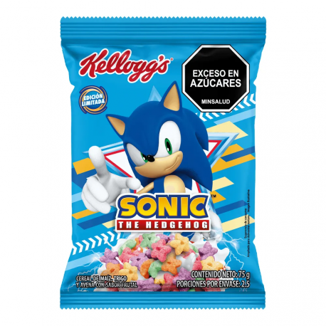 Cereal Kellogg´s Sonic Mega 75gr X 48 Unidades 