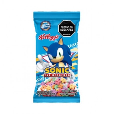 Cereal Kellogg´s Sonic Paquete 25gr X 8 Unidades