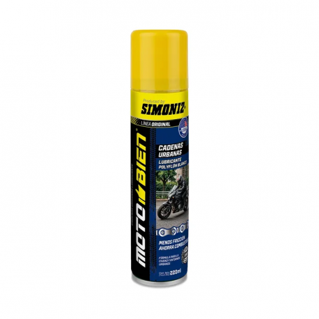 Lubricante Simoniz Polyflon Cadenas Urbanas Blanco 220ml
