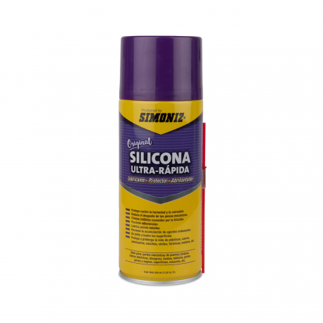 Silicona Ultra Rápida Simoniz en Aerosol Chicle 354ml