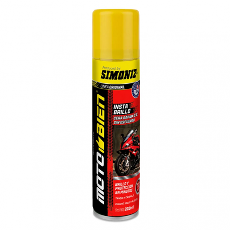 Cera moto bien Insta brillo 220 ml Simoniz