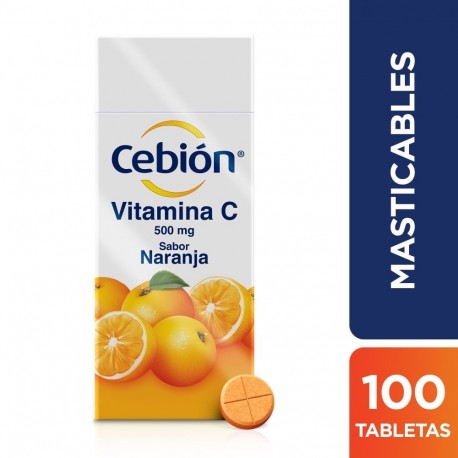 Vitamina Cebion Masticable 500 Mg Nar Tabx100
