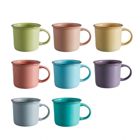 Mug 280cc Color Surtid Macaron Corona