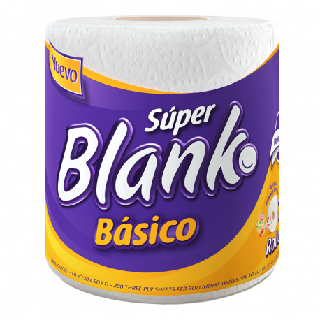 Papel Higiénico Doble Hoja Super Blanco Basico 1Rx18M