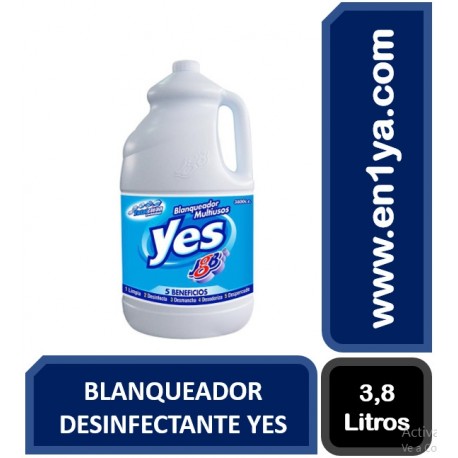 Blanqueador Desinfectante Yes X3,8L