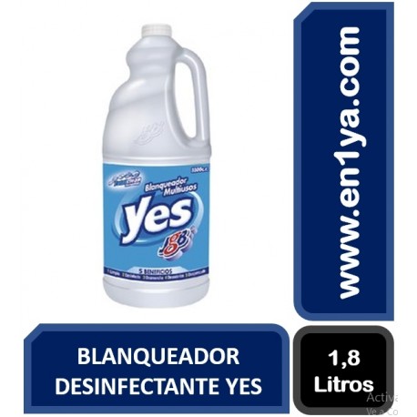Blanqueador Desinfectante Yes X1,8L